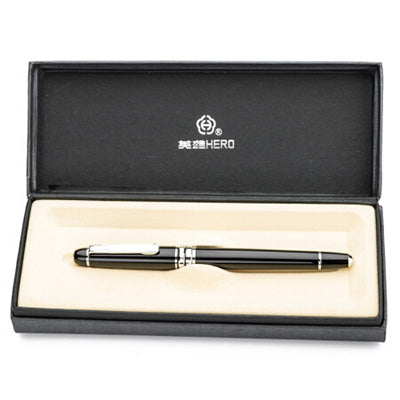 Hero 77 Iridium Gold Fountain Pen Business Students Use Practice Ink Pen