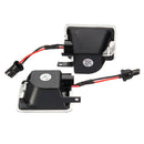 Pair LED Under Side Mirror Puddle Light Blue for Ford Mondeo MK4 Focus Kuga Escape C-Max