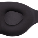 3D Sponge Rest Sleeping Eyeshade Travel Eye Mask Cover Light Blindfold Black Comfortable