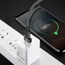 Baseus USB Male to Type C Female 2.4A Cable OTG U Disk Charger Adapter Plug Converter for Samsung S8