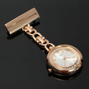 Casual Style Crystal Vintage Pocket Watch Stainless Steel Medical Womens Nurse Watch