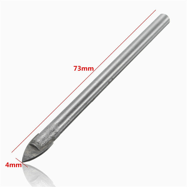 10pcs 6mm Spear Point Head Drill Bits Carbide Ceramic Marble Tile Glass Drill Bit Set