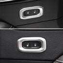 ABS Car Door Lock Switch Button Cover Moulding Trim Strip for Wrangler JL 2018