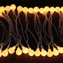 Christmas LED Battery Light String Ball Shape Curtain Light Home Decor Celebration Festival Wedding