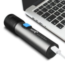 WARSUN T6 3 Modes+Zoomable USB Rechargeable 18650 LED Flashlight Power Bank Waterproof Torch Light