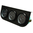 2 inch 52mm Electronic 3 Gauge Kit Water Temp Oil Pressure Volt With 3 Hole Bracket