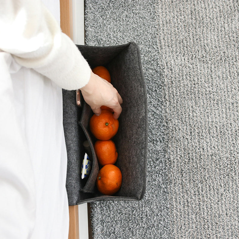 Felt Bedside Caddy Pocket Bed Organizer Storage Phone Remote Holder Bag