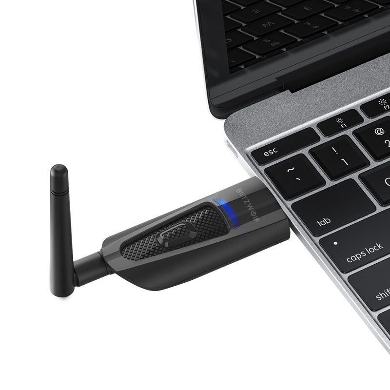 BlitzWolf BW-BR1 Pro Wireless bluetooth V5.0 USB Receiver Audio Transmitter 2 in 1 Adapter for PC/TV