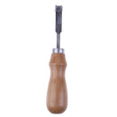 Leather Craft Edge Cutting Tools Handheld DIY Flat Mouth Tool Steel Flat Wide Shovel Handmade for Le