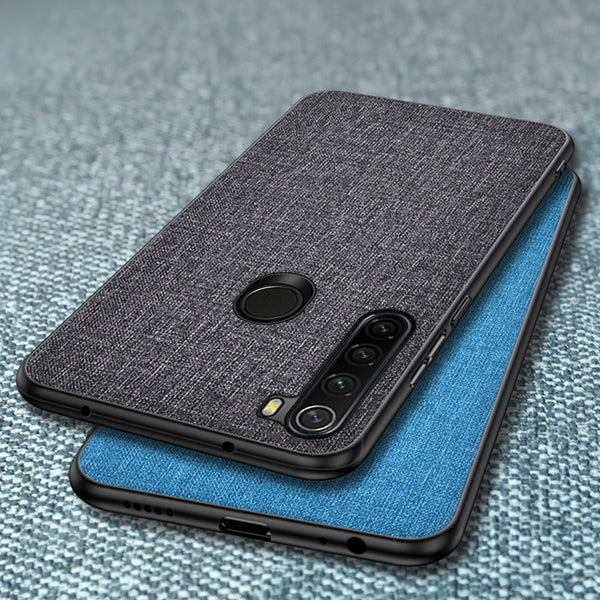 Bakeey Luxury Cotton Cloth Shockproof Protective Case for Xiaomi Redmi Note 8
