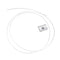 1 Set 4pcs DS-253 Transparent Ukulele Guitar String Carbon Strings for Acoustic Classical Guitar Ukulele