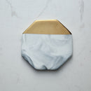 Gold marble Coaster Cup Mat Placemat Pad Holder 3 Styles Round Square Octagon