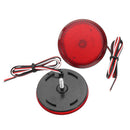 Car LED Tail Rear Bumper Reflector Lights Round Brake Stop Warning Lamp For Nissan Qashqai Trail