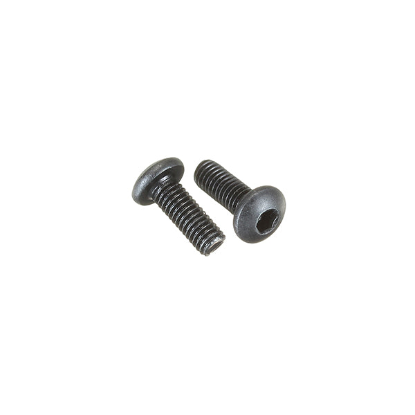 Suleve M3CH10 50Pcs M3 Carbon Steel Hex Socket Button Round Head Cap Screws Bolts 4-20mm Optional Length