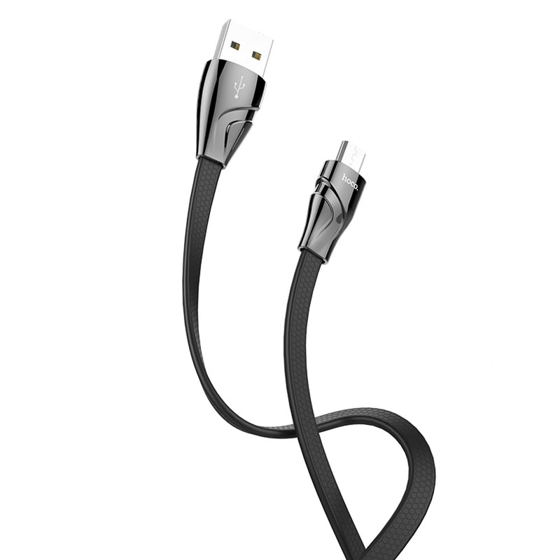 HOCO U57 Twisting Micro USB Charging Data Sync Cable for Tablet Smartphone 1.2M
