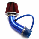 3inch 75mm Universal Short Racing High Flow Air Intake Kit Pipe + Filter + Clamp