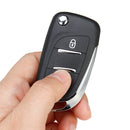 3/2 Buttons Remote Key Fob PCF7961 Chip 433MHz CE0536 For PEUGEOT 207 407 406 307 308 CITROEN