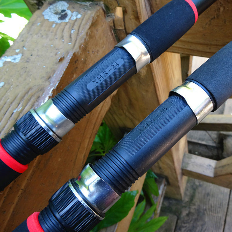 ZANLURE 2.4m/3.6m Glass Fiber Sea Telescopic Fishing Rod Reel Combo Sea Fishing Suit