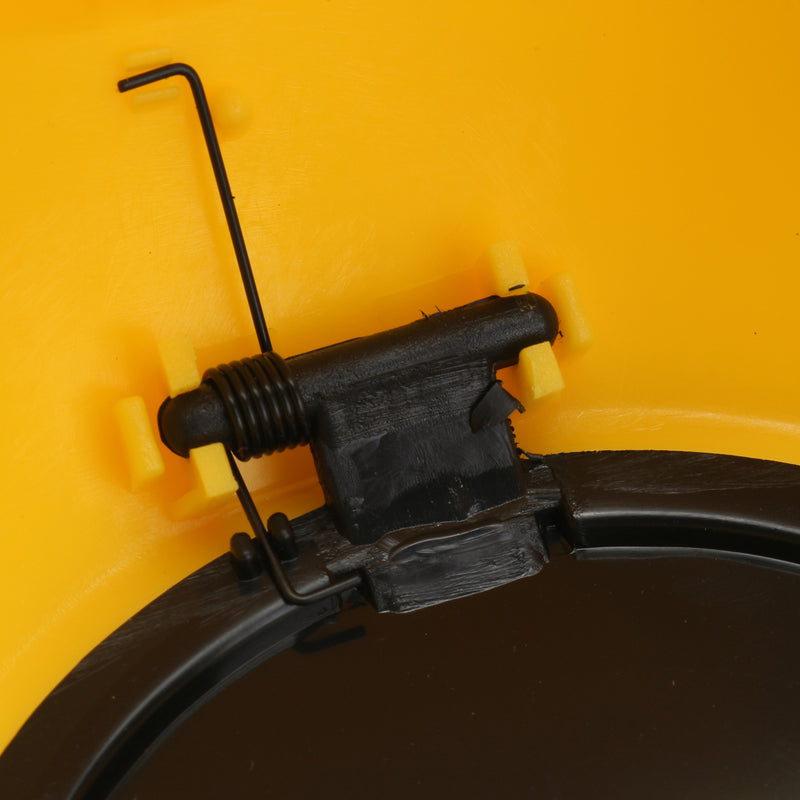 Yellow Mini Trash Rubbish Bin Garbage Dust Holder Car Waste Bins Office Home