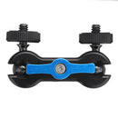 Tripod Head Ball Head Magic Arm Bracket Monitor Double Holder 360 Degree Rotating
