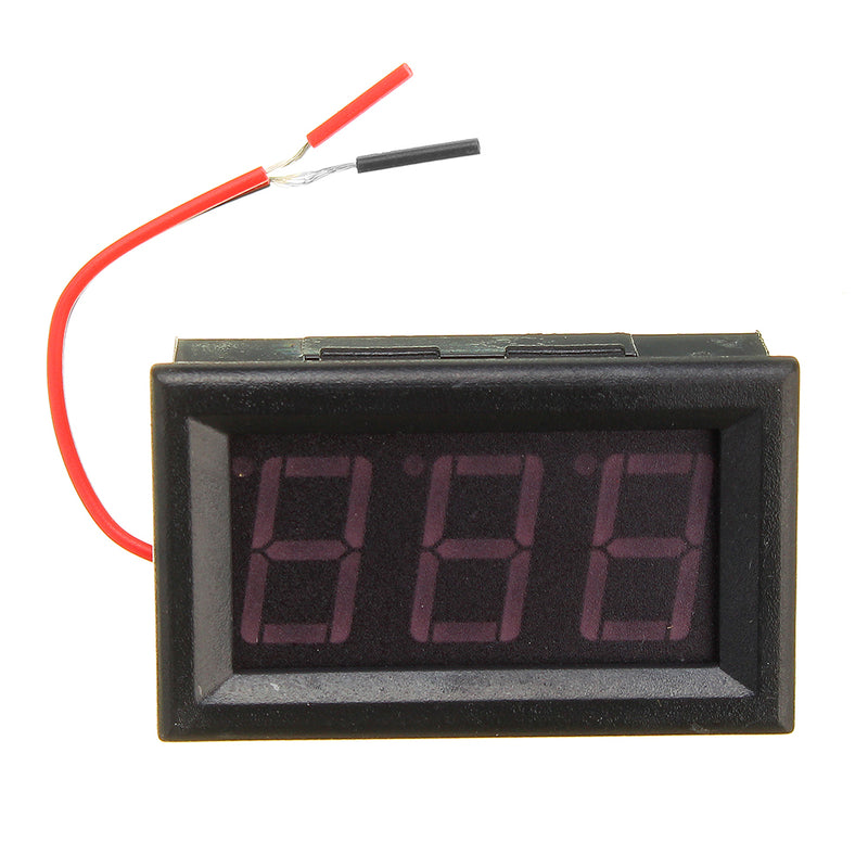 10pcs Green 0.56 Inch Mini Digital Voltmeter DC 4.5V To 30V Digital Voltmeter Voltage Panel Meter For 6V 12V 24V Electromobile Motorcycle Car