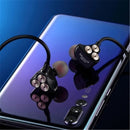 3.5mm Jack Six Dynamic Units Earphone In-ear HIFI Bass Noise Cancelling Sports Earbuds Headset