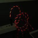 Bakeey 3A Flowing Light Micro USB Smart Power-off Fast Charging Data Cable 1M For Smart Phone Tablet