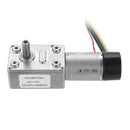 Machifit JGY-370 DC 24V Motor Reduction Gear Turbine Worm Self-locking Encoder Signal Feedback Motor