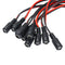 10Pcs Pure Copper Core Female DC Power Supply Wire Jack Plug Wire Connector CCTV Security Camera Surveillance LED