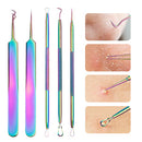 Lucky Fine Blackhead Acne Remover Tool Kit Stainless Steel Skin Care Tools Set