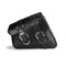 Left/Right PU Leather Motorcycle Saddlebags Luggage Saddle Pannier Bag Black Universal