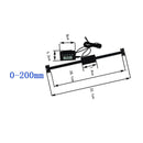 150/200/300mm Digital Readout DRO Remote LCD Linear Scale for Milling Machines or Lathes
