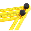 Professional Angle Template Tool Angle Measuring Tool Protractor Multi-Angle Ruler Layout Tool Ruler
