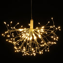 Battery Operated 8 Mode LED Dandelion Hanging String Light with Remote Control Christmas Decor