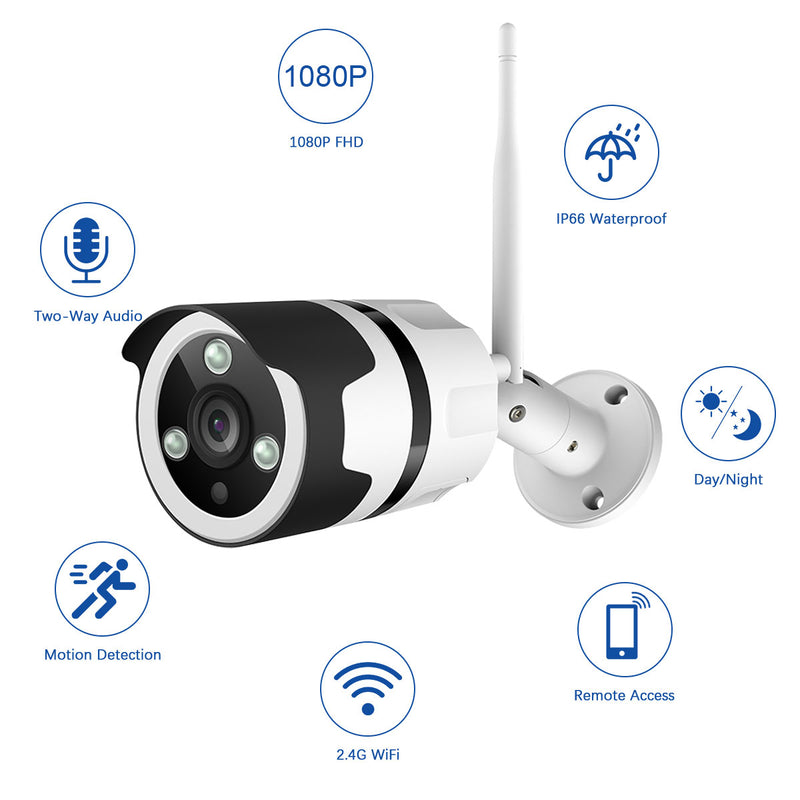 Jooan JA-F11C 1080P HD Waterproof IP Camera Smart H.264 Wifi Infrared Night Vision Baby Monitors Outdoor Security Device