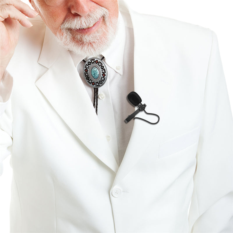 Yanmai R955 Lavalier Omnidirectional Double Condenser Microphone Clip-on Lapel Condenser Microphone For Gopro Camera Phones