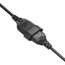 Digoo AC Power Extension Cable Cord 1X 3M EU or 10X 0.3M EU US Black PVC Rubber