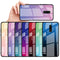 For Xiaomi Redmi 8 Case Bakeey Gradient Color Anti-scratch Tempered Glass Protective Case
