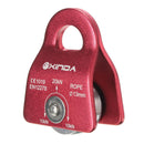 Xinda 20KN Mountain Rock Climbing Mobile Pulley Single Side For 13mm Rope Gear Tool
