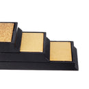 Drillpro 3Pcs Titanium Coated Diamond Knife Sharpener 80 600 1000 Grit Angle Sharpening Stone Whetstone Bar with Base