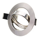 Round Shape Rotation Adjustable LED Downlight Ceiling Lamp Bracket for 70-75mm GU10 MR16 Light Bulb