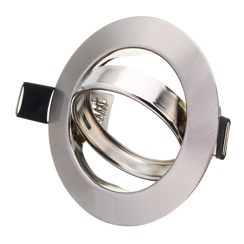 Round Shape Rotation Adjustable LED Downlight Ceiling Lamp Bracket for 70-75mm GU10 MR16 Light Bulb