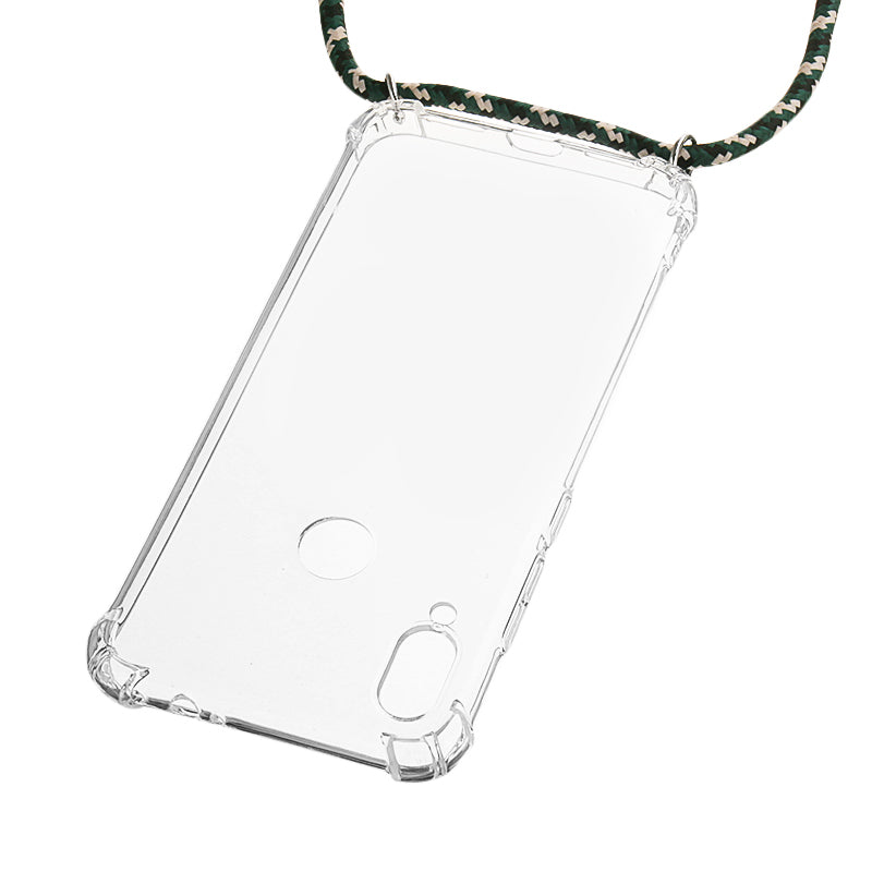 Bakeey Transparent Shockproof With Drawstring Necklace Rope Protective Case For Xiaomi Redmi Note 7 / Redmi Note 7 Pro