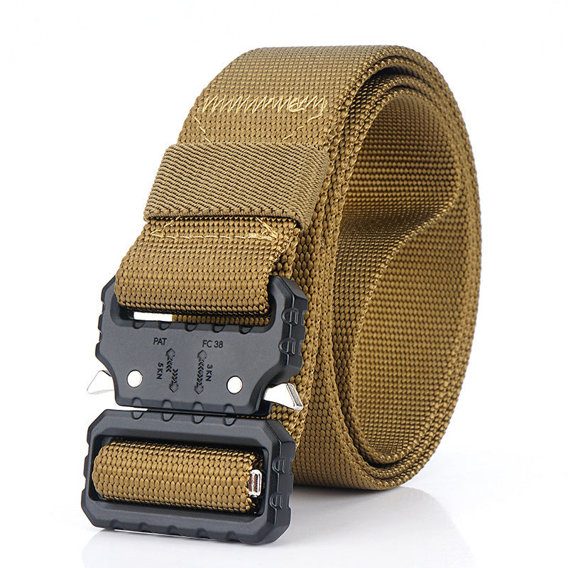 125cm ENNIU BS6S 3.8cm Nylon Tactical Belt Heavy Duty Waist Belts Alloy Buckle Rigger Military Waistband