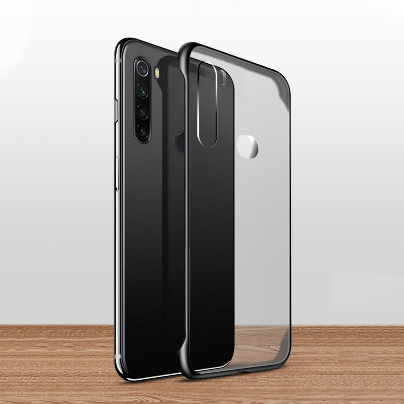 For Xiaomi Redmi Note 8T Case Bakeey Translucent Frameless Ultra-Thin Anti Fall Matte Hard PC Protective Case with Finger Ring