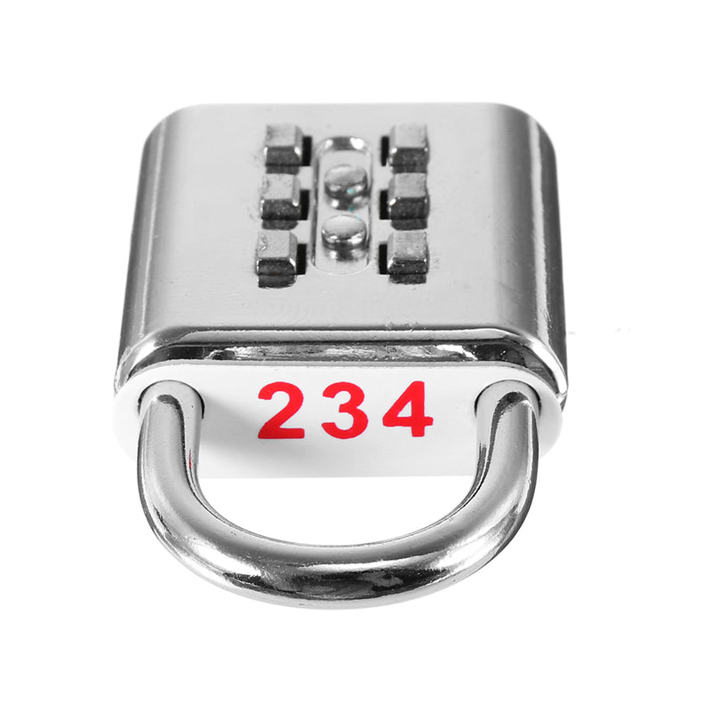 KCASA LK-21 6 Digit Push Button Combination Padlock Travel Suitcase Luggage Lock