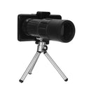 40X60 Monocular Telescope Outdoor Camping Hiking Traveling Wide Angle HD Night Vision Monocular with Tripod + Clip