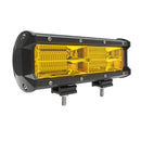 7Inch 8D LED Work Light Bars Fog Lamp 144W Yellow for Jeep Off Road SUV