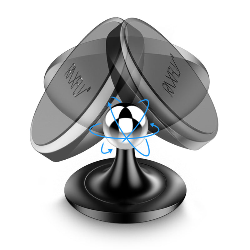 RAXFLY Strong Magnetic 360 Degree Rotation Car Dashboard Holder Mount for iPhone Xiaomi Smart Phone