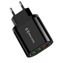 Bakeey 4.8A QC3.0 Multi Port Fast Charging USB Charger Adapter For iPhone 8 Plus XS 11 Pro Oneplus 7T Pro Huawei P30 Pro Mate 30 5G